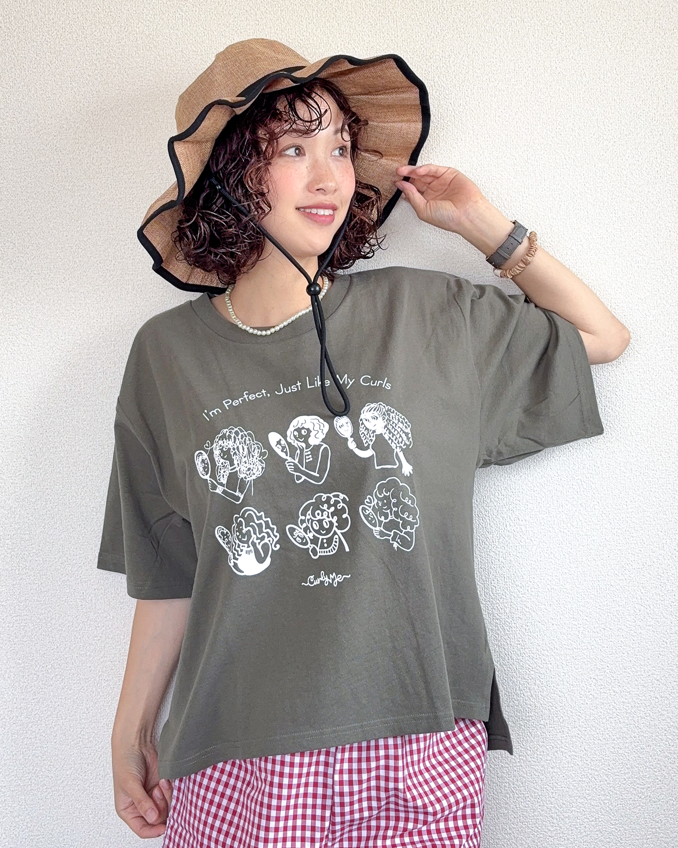 オリジナルTシャツ[アイムパーフェクト] 着用写真